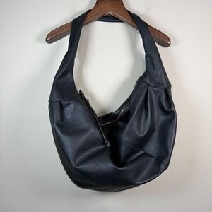 Free People Slouchy Carryall Black Hobo Oversized Shoulder Handbag